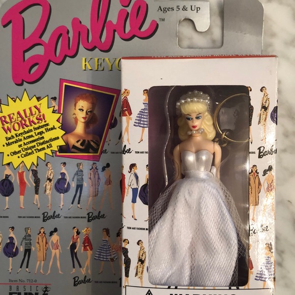 1995 barbie keychain